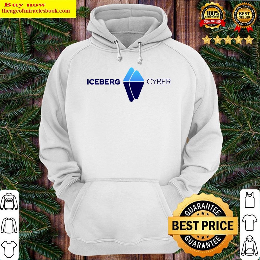Iceberg Logo Words Horizontal Blue Shirt Hoodie