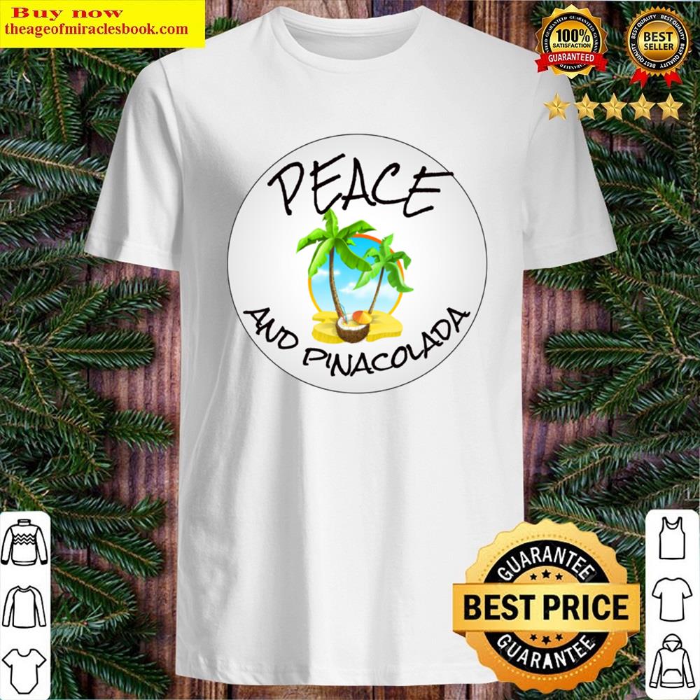 Peace And Pinacolade Vacation Triblend Shirt
