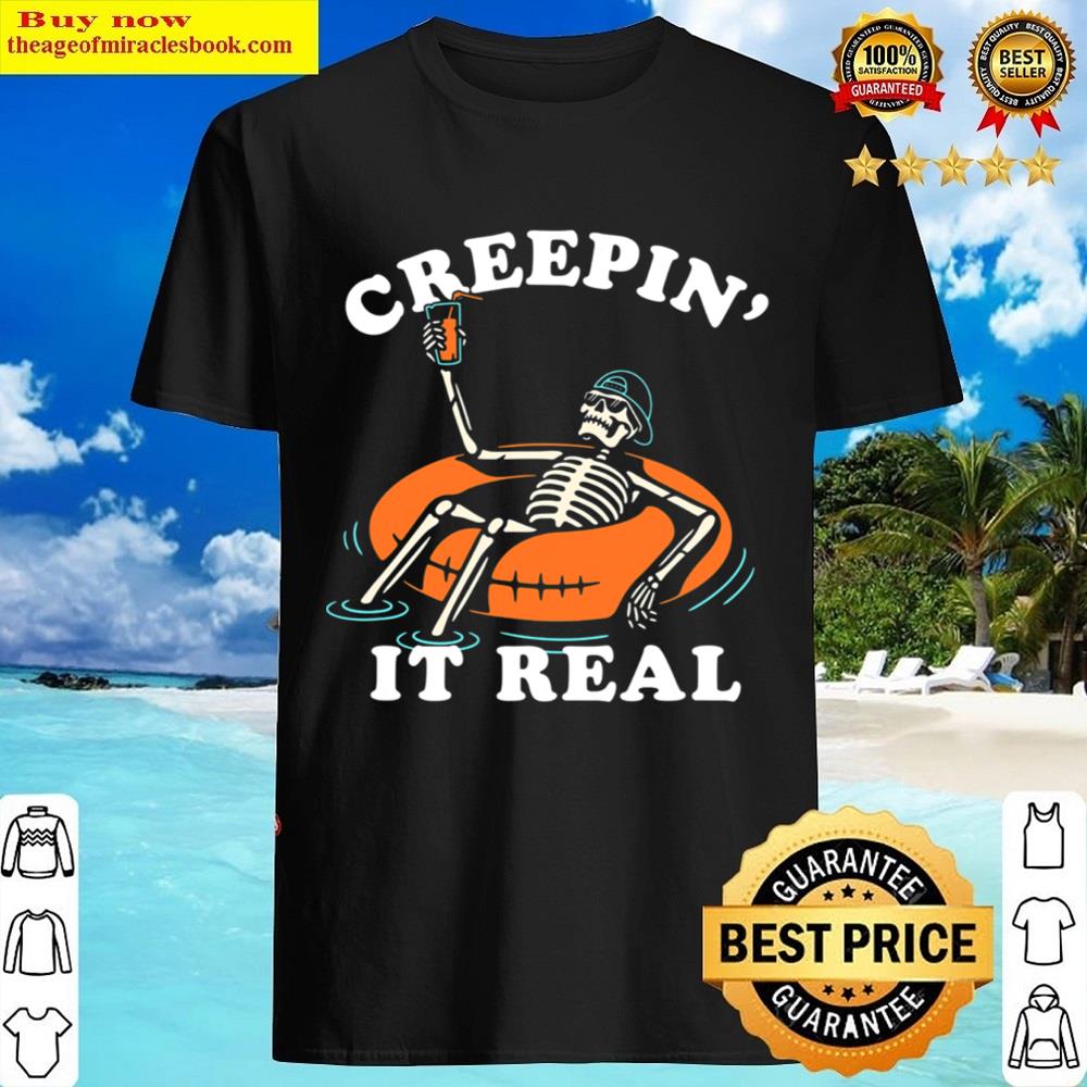 Trendy Halloween Vintage Creepin’ It Real Shirt