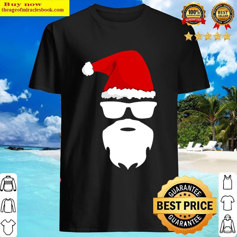 Santa Claus Men Costume Xmass Christmas Holiday Shirt
