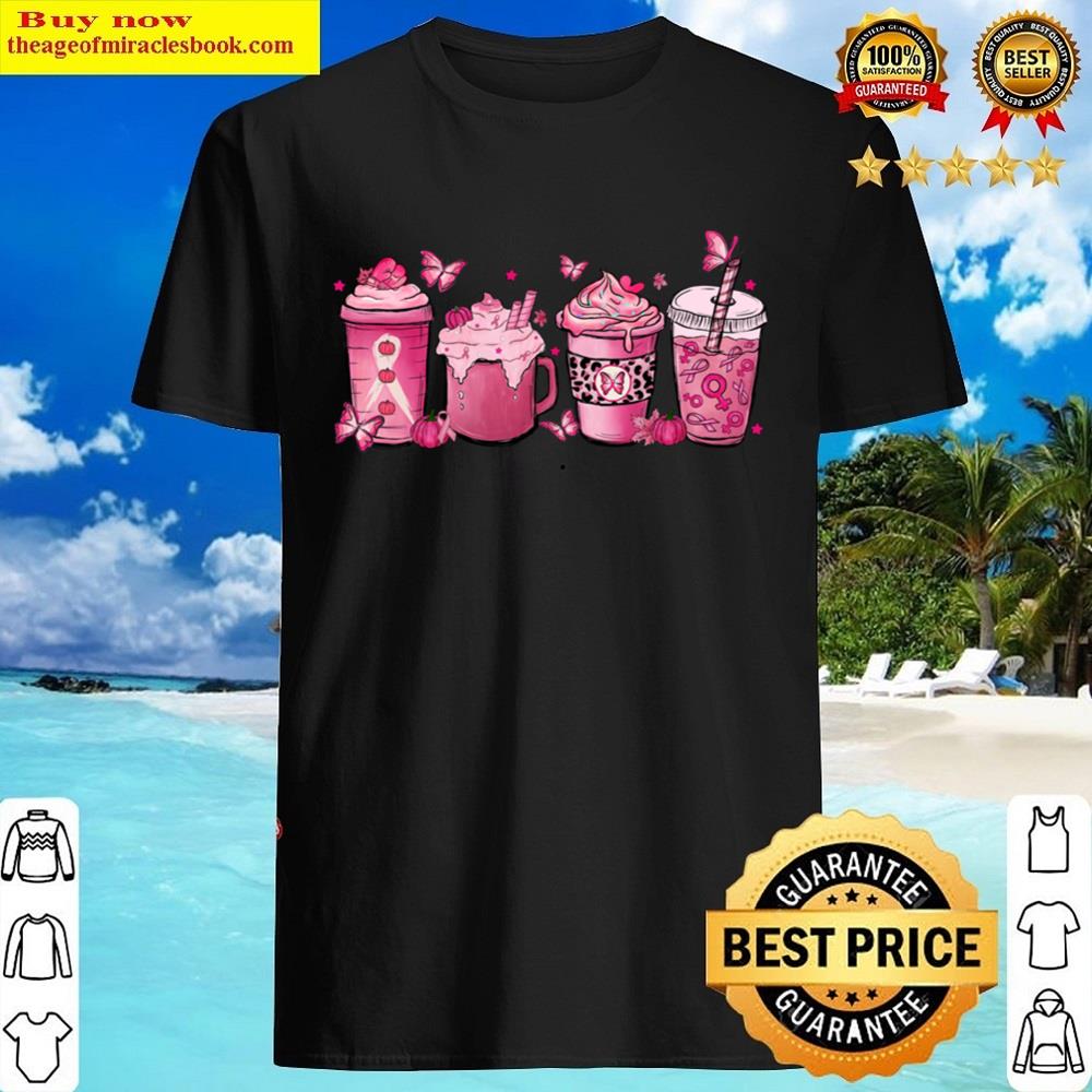 Breast Cancer Awareness Pink Drinks Shirt