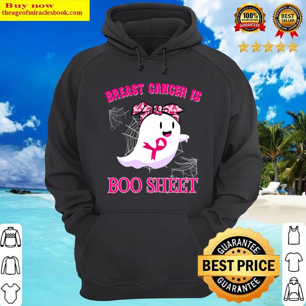 Alternative view of Breast Cancer Is Boo Sheet Ghost Halloween Breast Cancer Shirt
