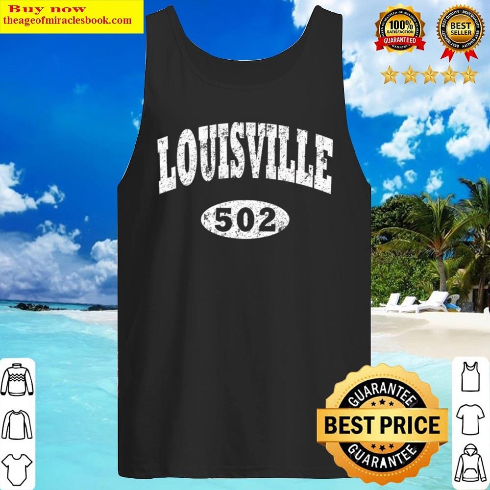 Louisville Vintage Kentucky Area Code 502 Tee Shirt