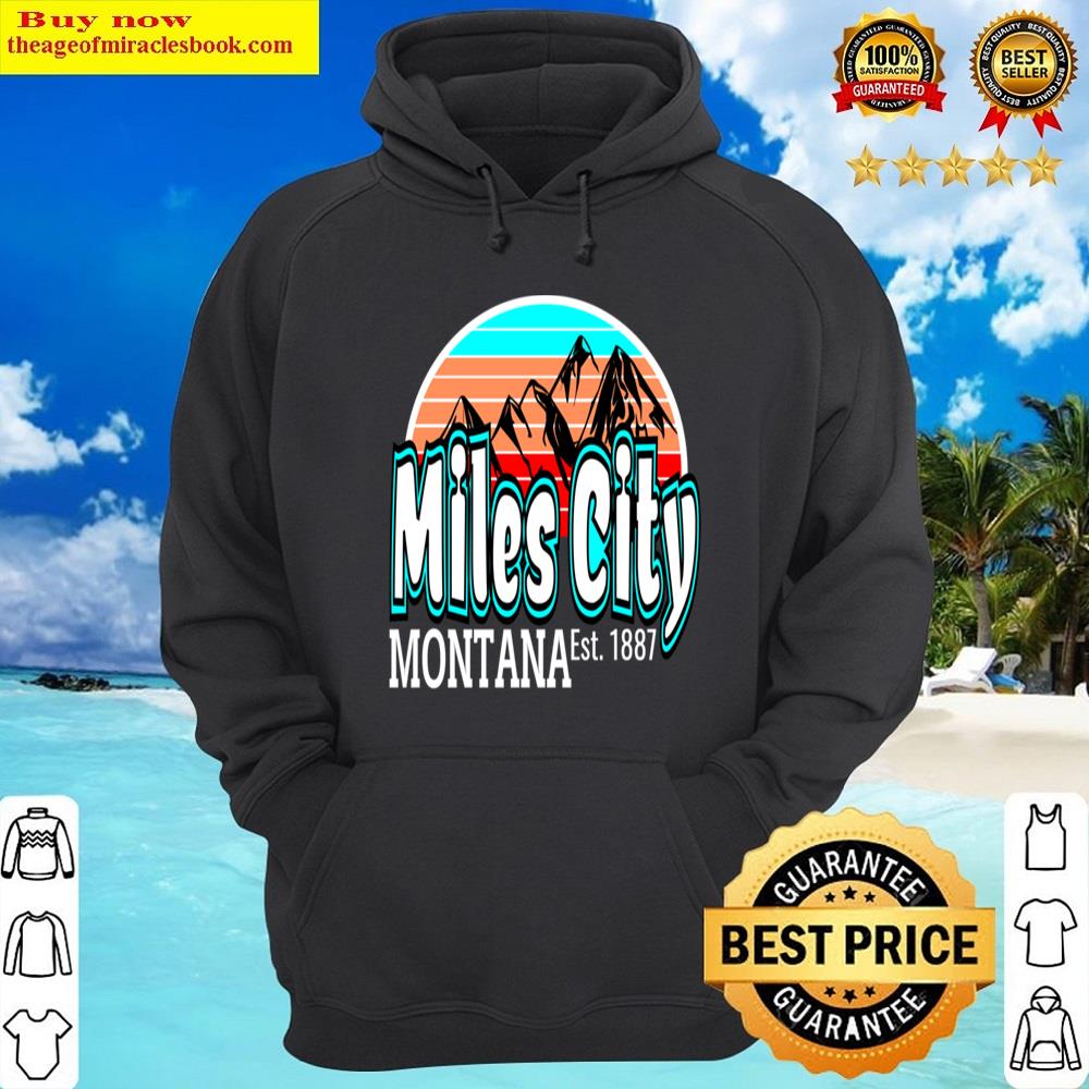 Alternative view of Miles City Montana Vintage Sun 2 Shirt
