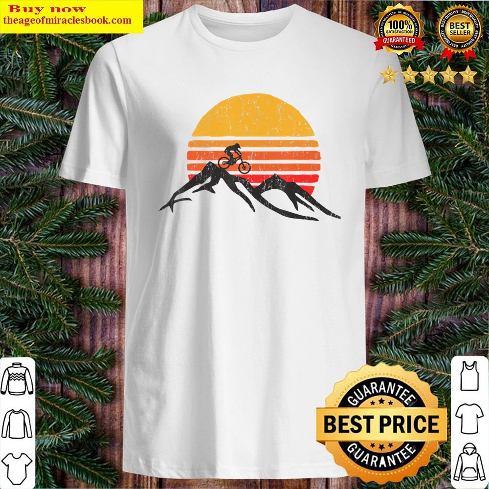 Mountain Bike Vintage Sunset Shirt