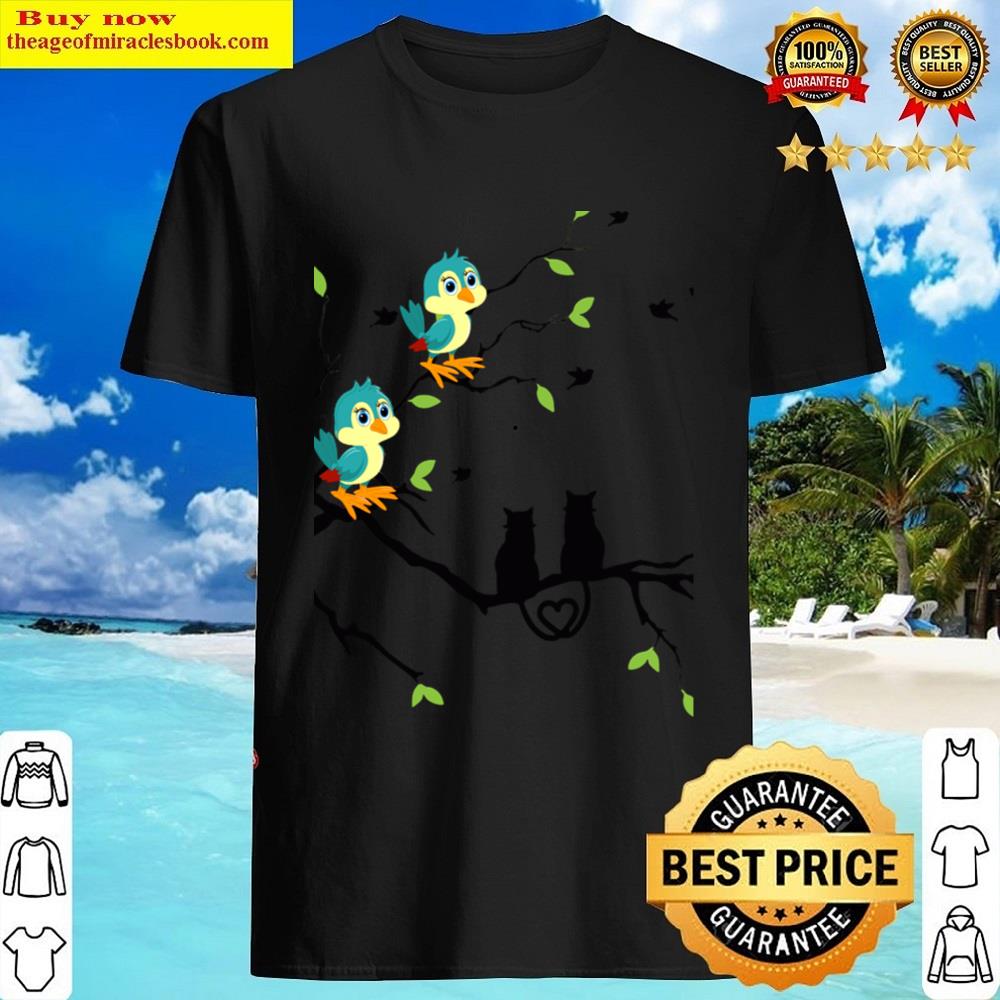 Cute Cat Watching Sunset Scene Essential Shirt
