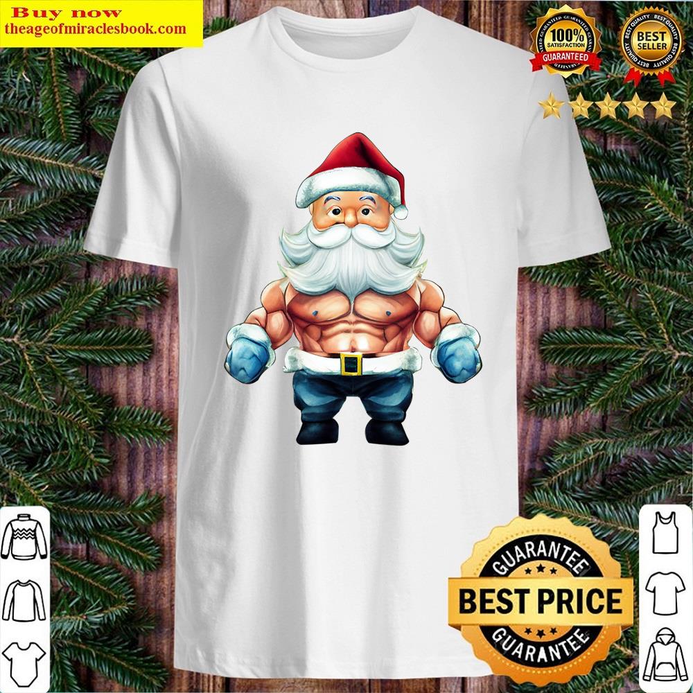 Santa In The Gym Funny Essential Shirt