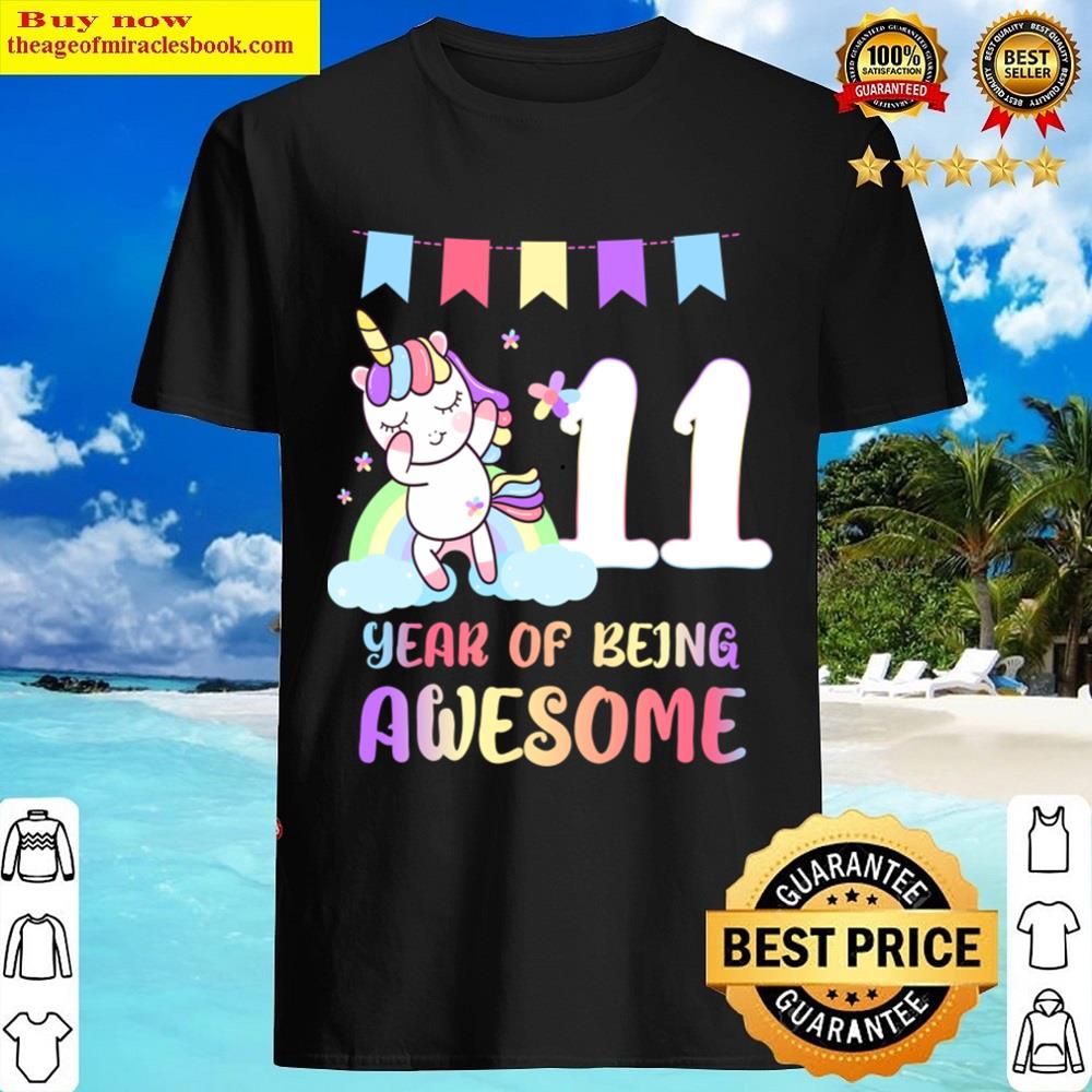 11th Birthday Gift Shirt Made in 06 11 Years of Awesomeness