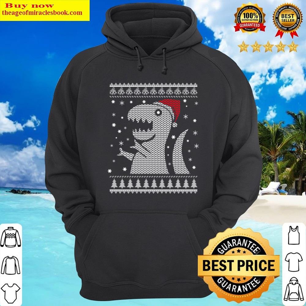 Alternative view of Christmas Dino Ugly Shirt