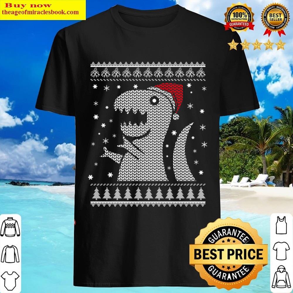 Christmas Dino Ugly Shirt