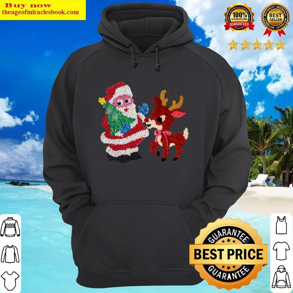 Alternative view of Santa Rudolph Vintage Melted Plastic Shirt
