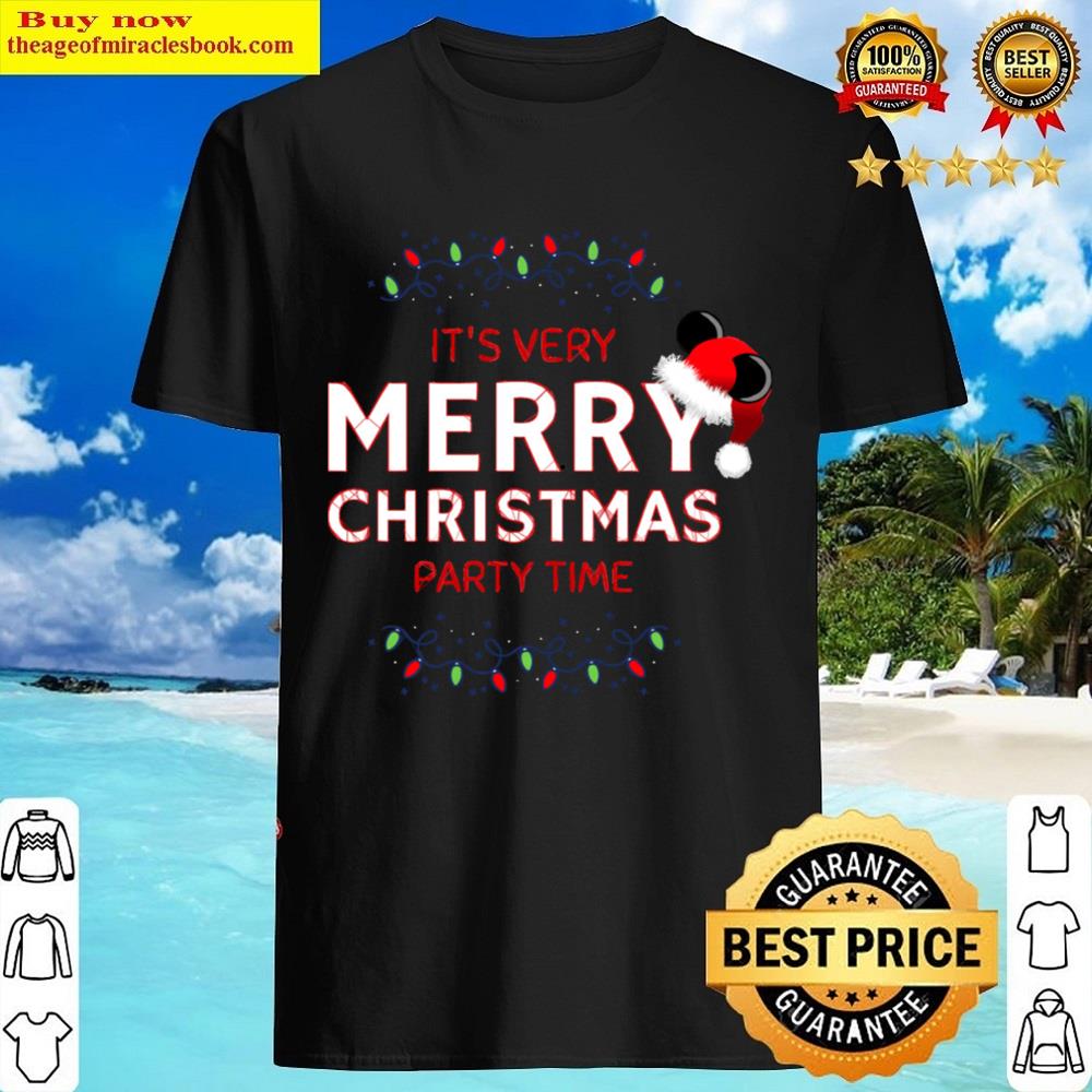 Very Merry Xmas Party Time Shirt