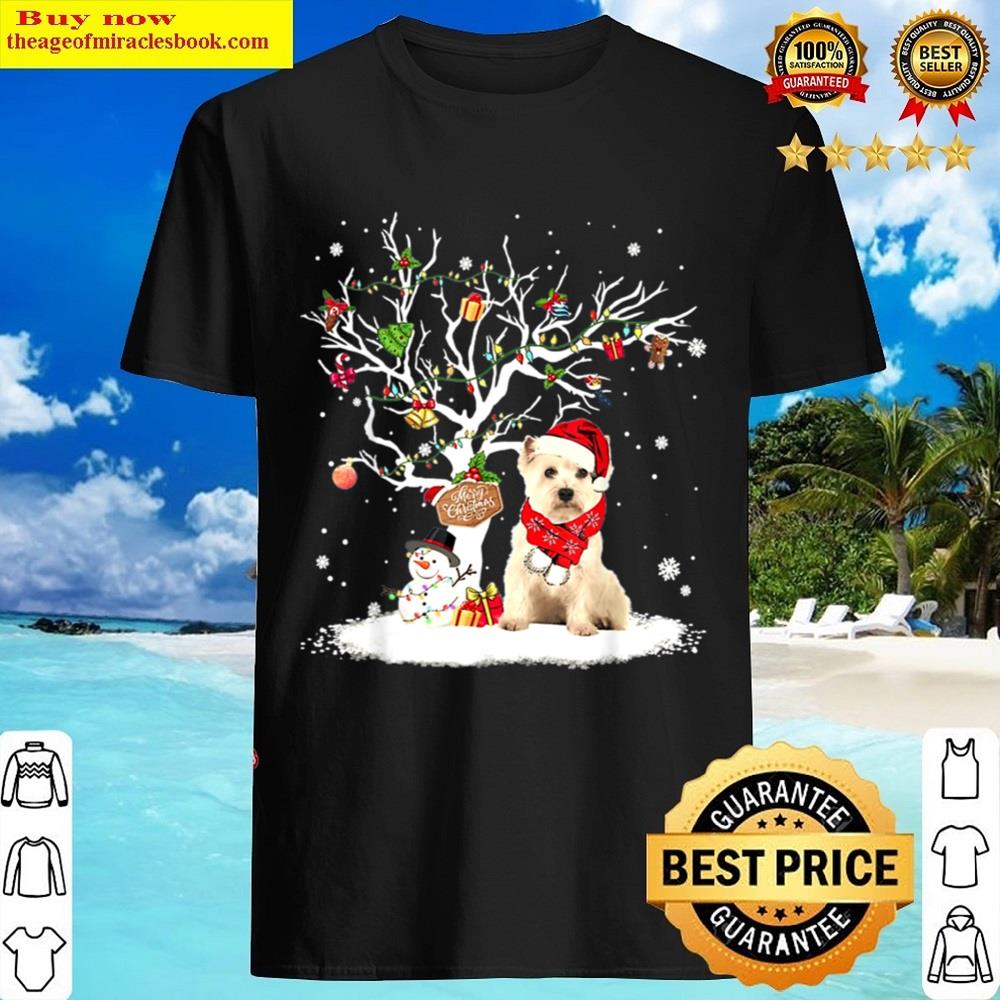 Westie Christmas Tree Dog Essential Shirt