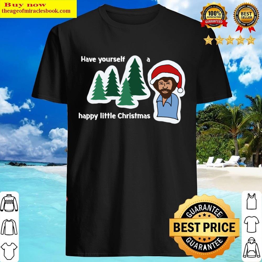 Bob Ross Christmas Shirt