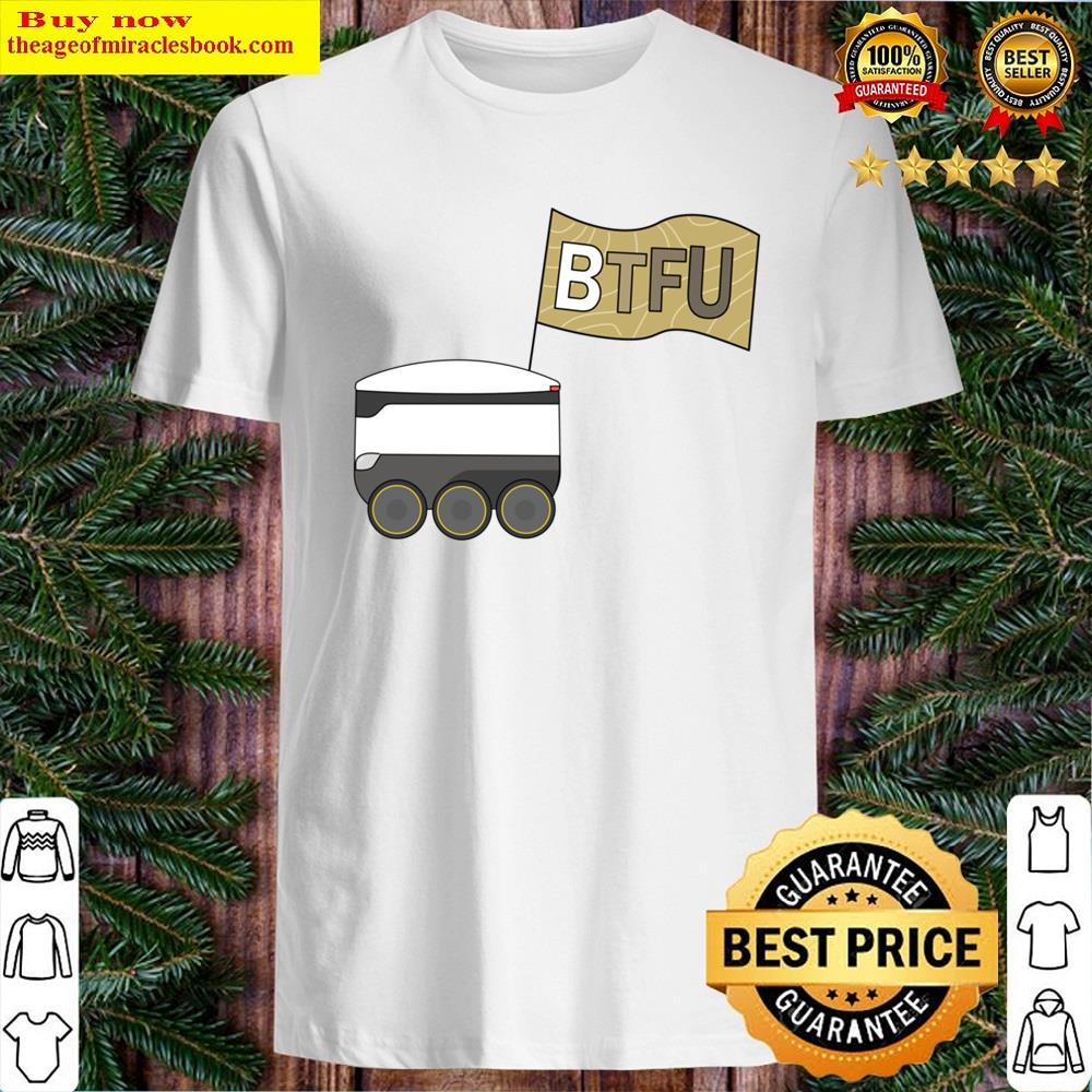 Btfu Starship Robot Purdue Sticker Shirt