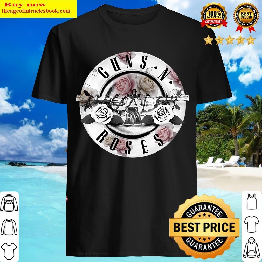 Guns N’ Roses Floral Bullet Logo T-shirt