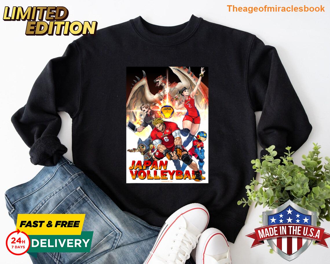 Japan National Volleyball Team X Collaboration Tshirt