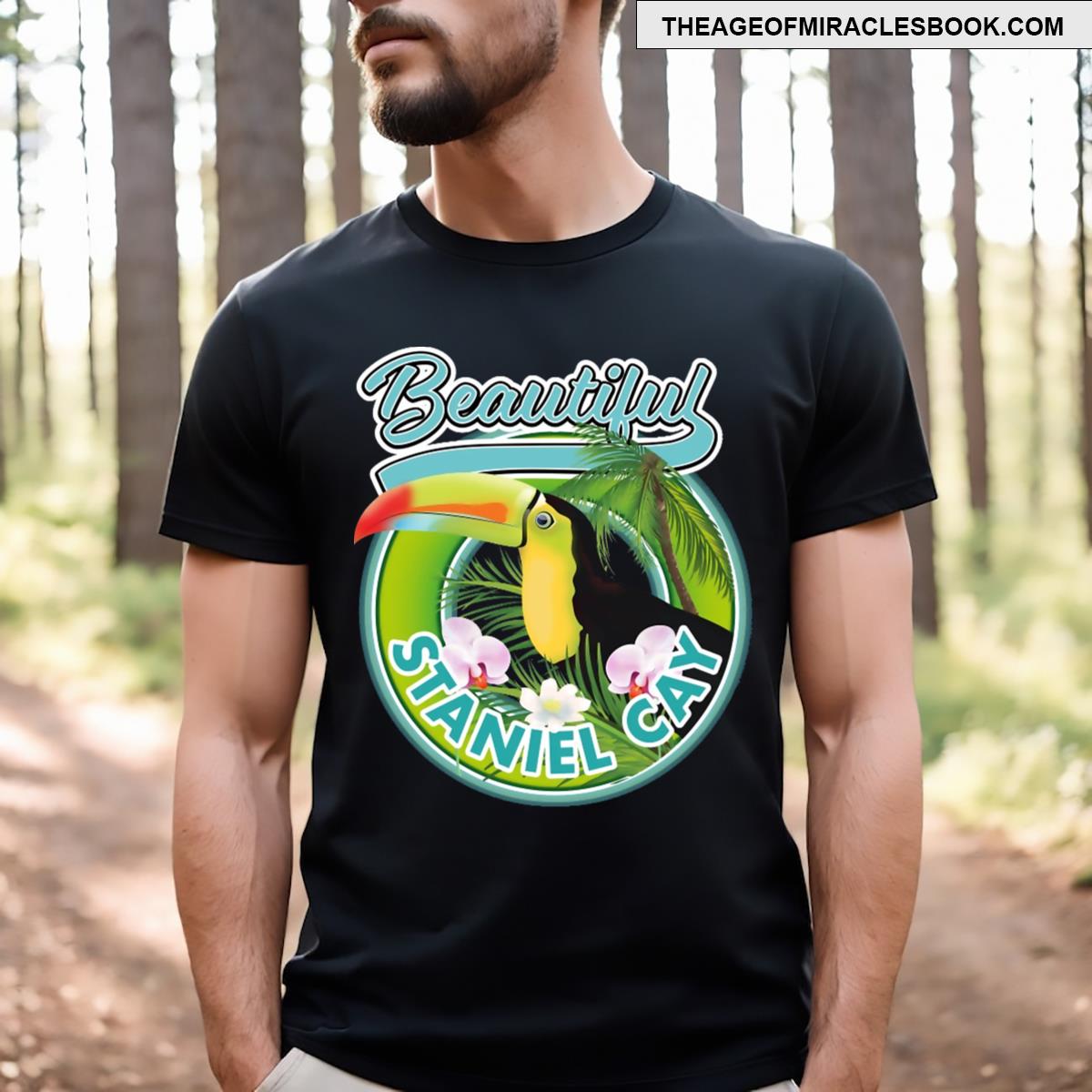 Staniel Cay Travel Logo T-shirt