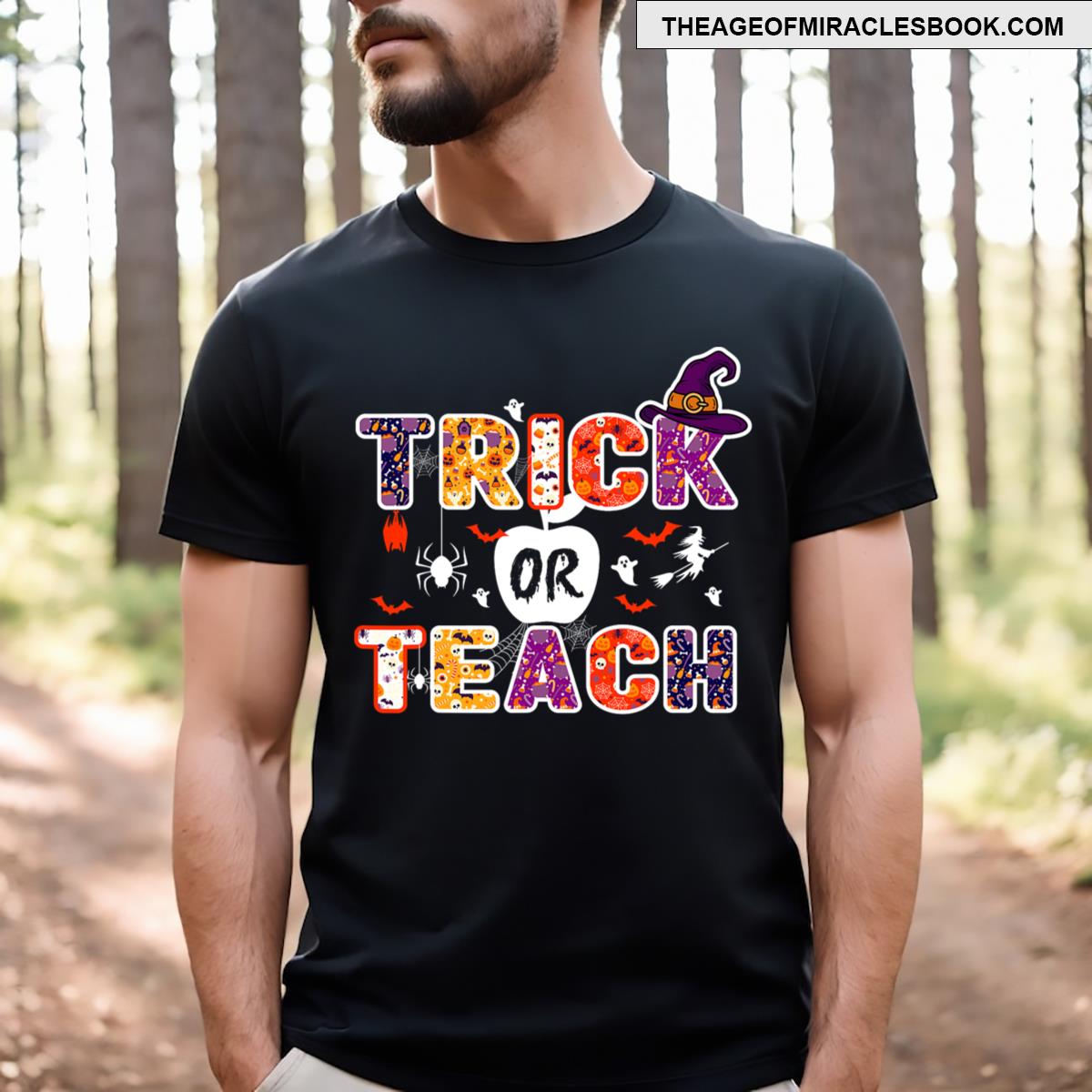 Trick Or Teach Funny Teacher Halloween Costume 2023 Gifts T-shirt