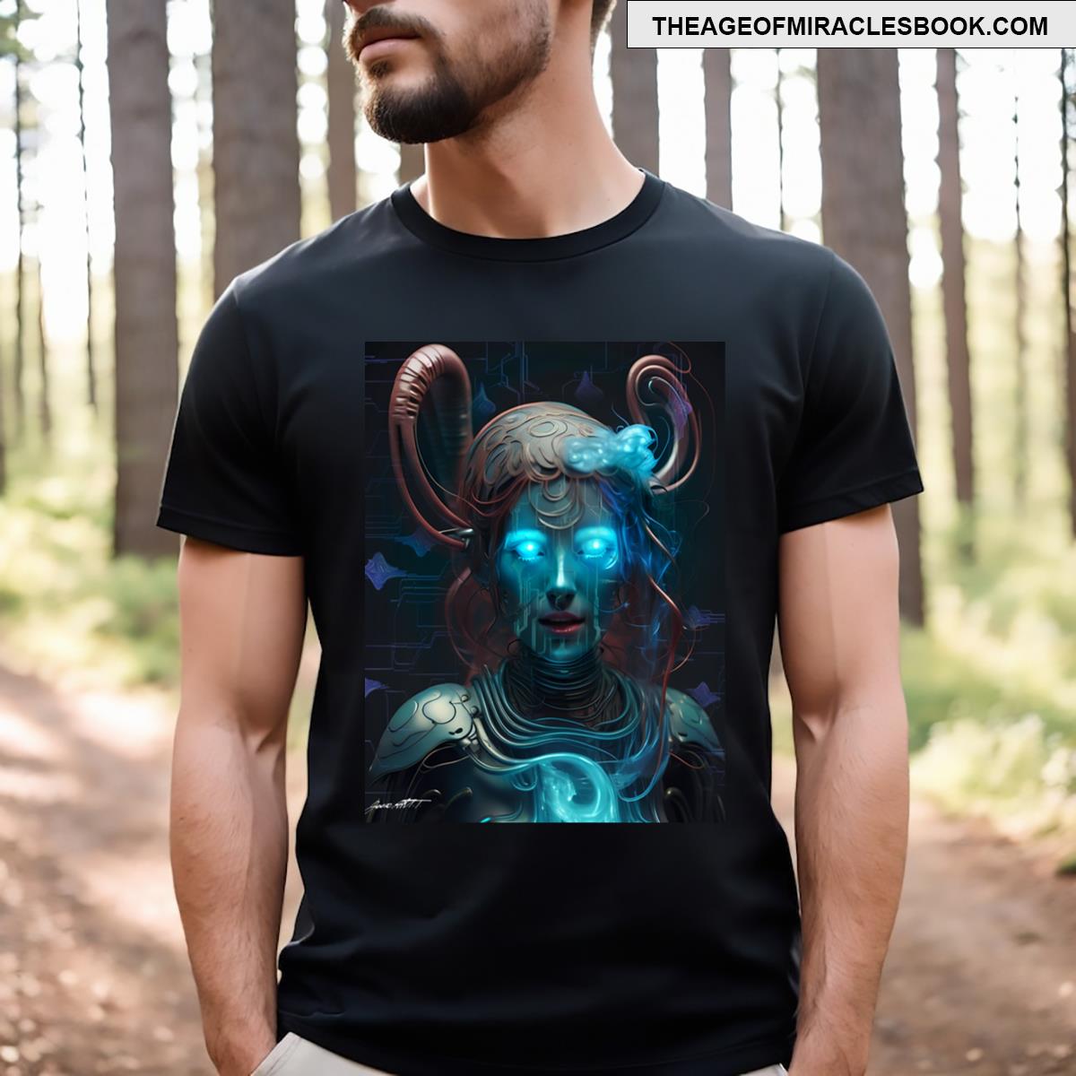 Abstract Beauty Collection Bio Tech Design 1 T-shirt