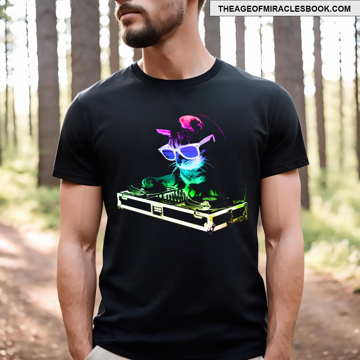 House Cat Rainbow Dj Kitty Essential T-shirt