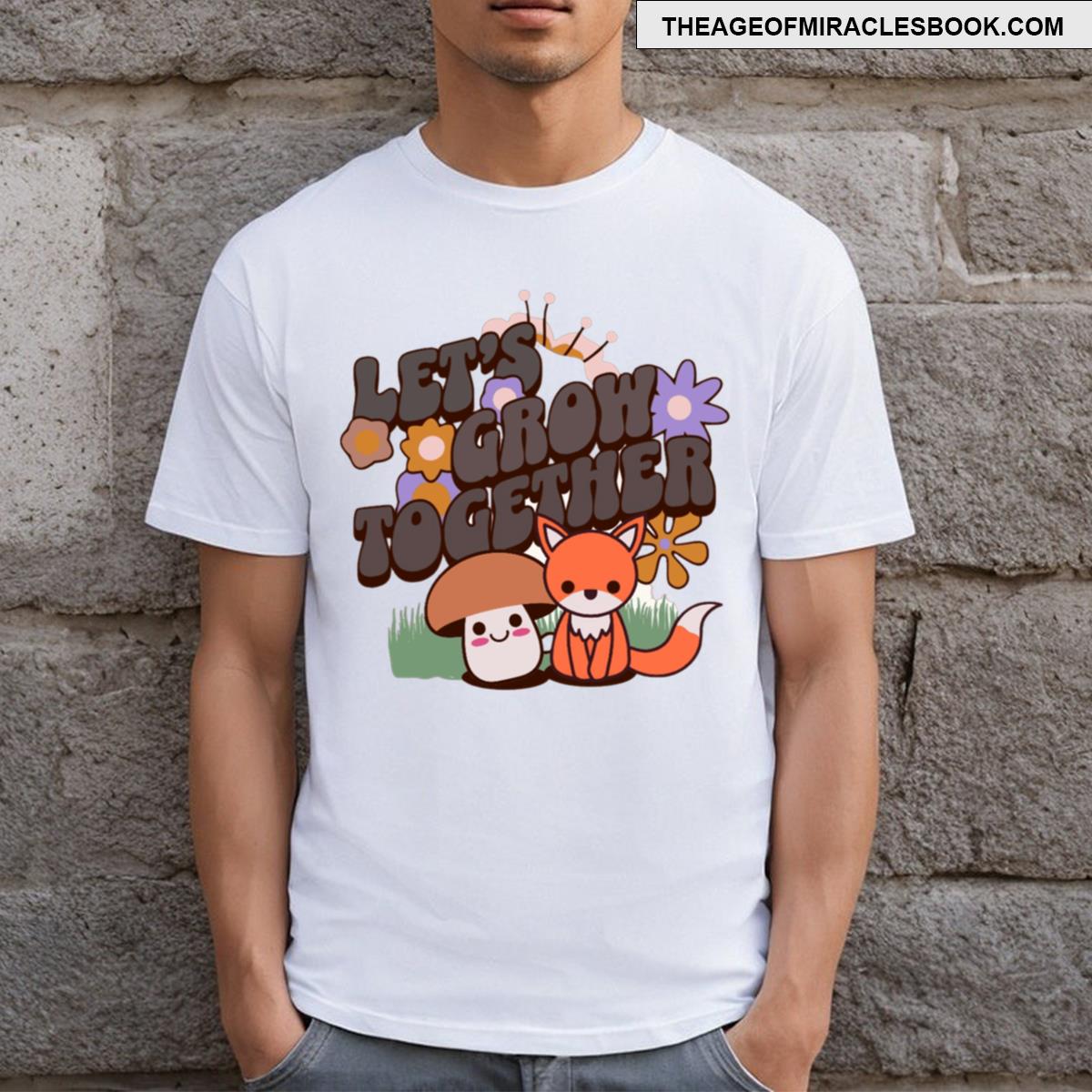Le’s Grow Together Cute Cats T-shirt