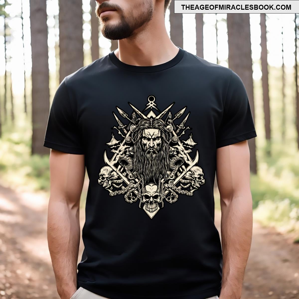 Metal Logo Skull Theme Music Enthusiast T-shirt