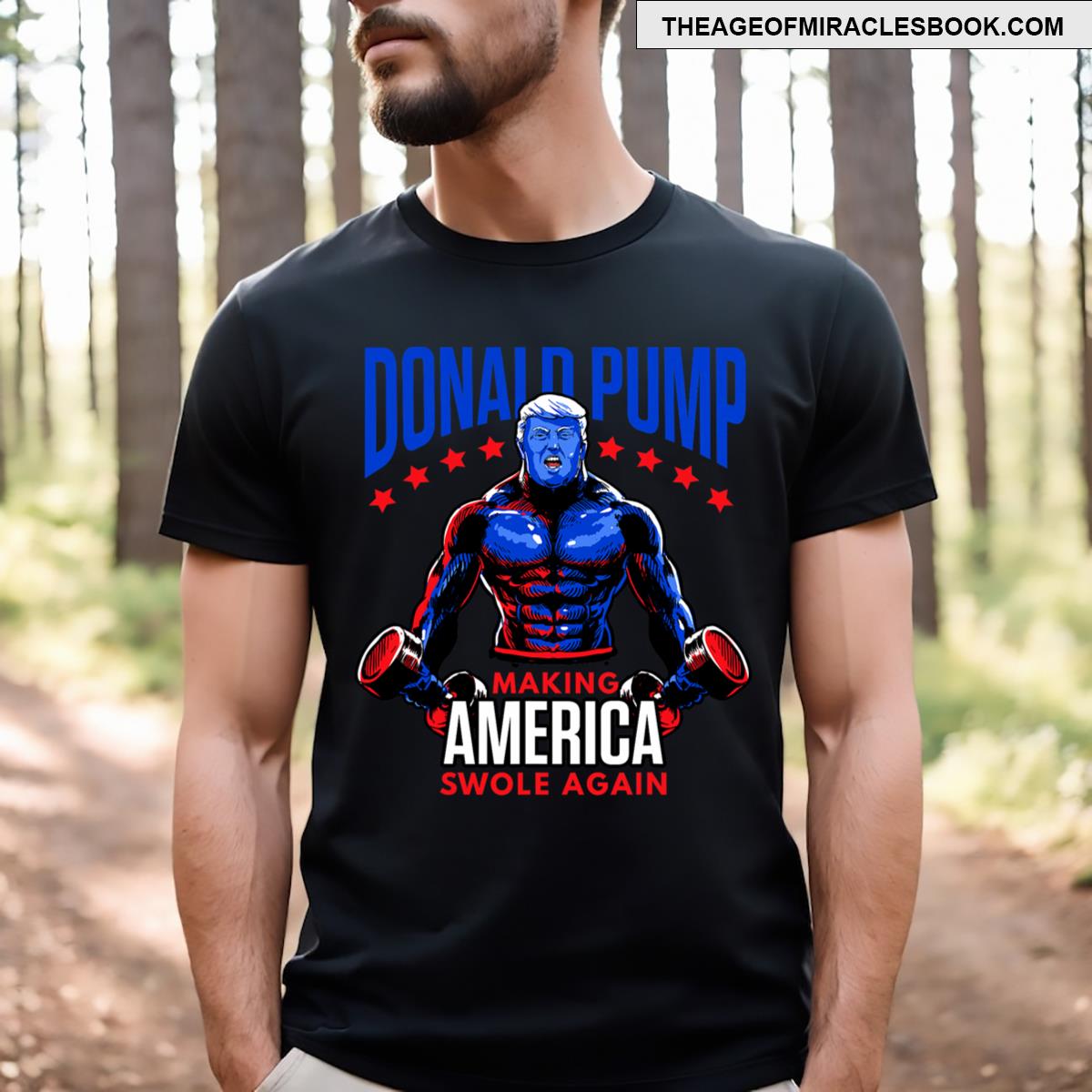 T-shirt Donald Pump 2024 - Funny Election - Unisexe - Coton - SoulmateArtK