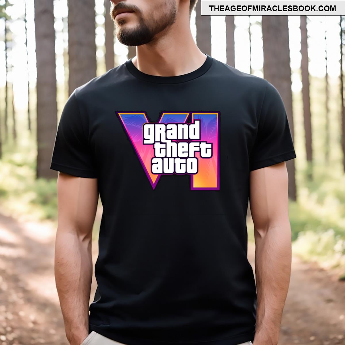Grand Theft Auto Vi Logo Active T-shirt
