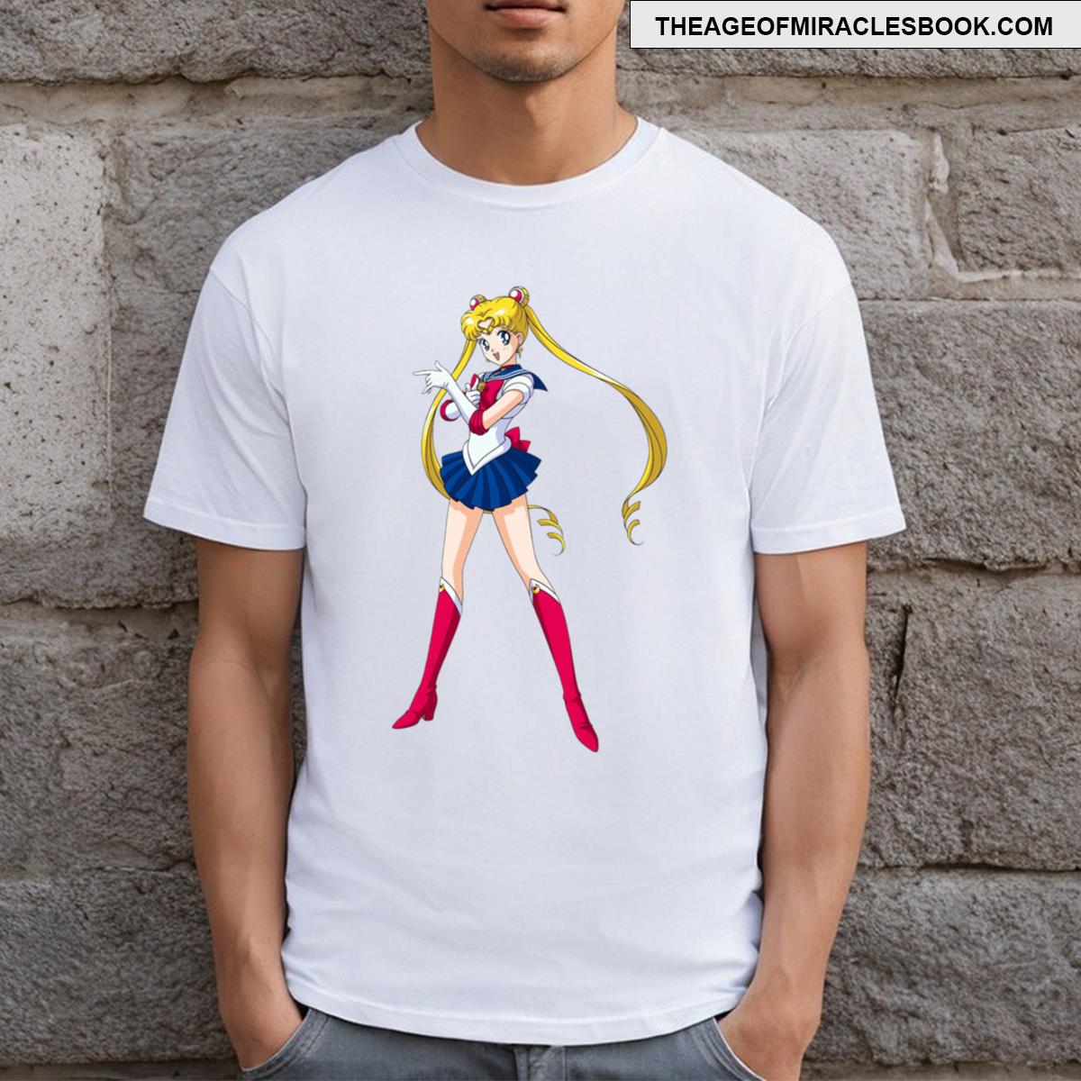 Metallic Purple Moon Loose T-shirt SD01331 main image 0