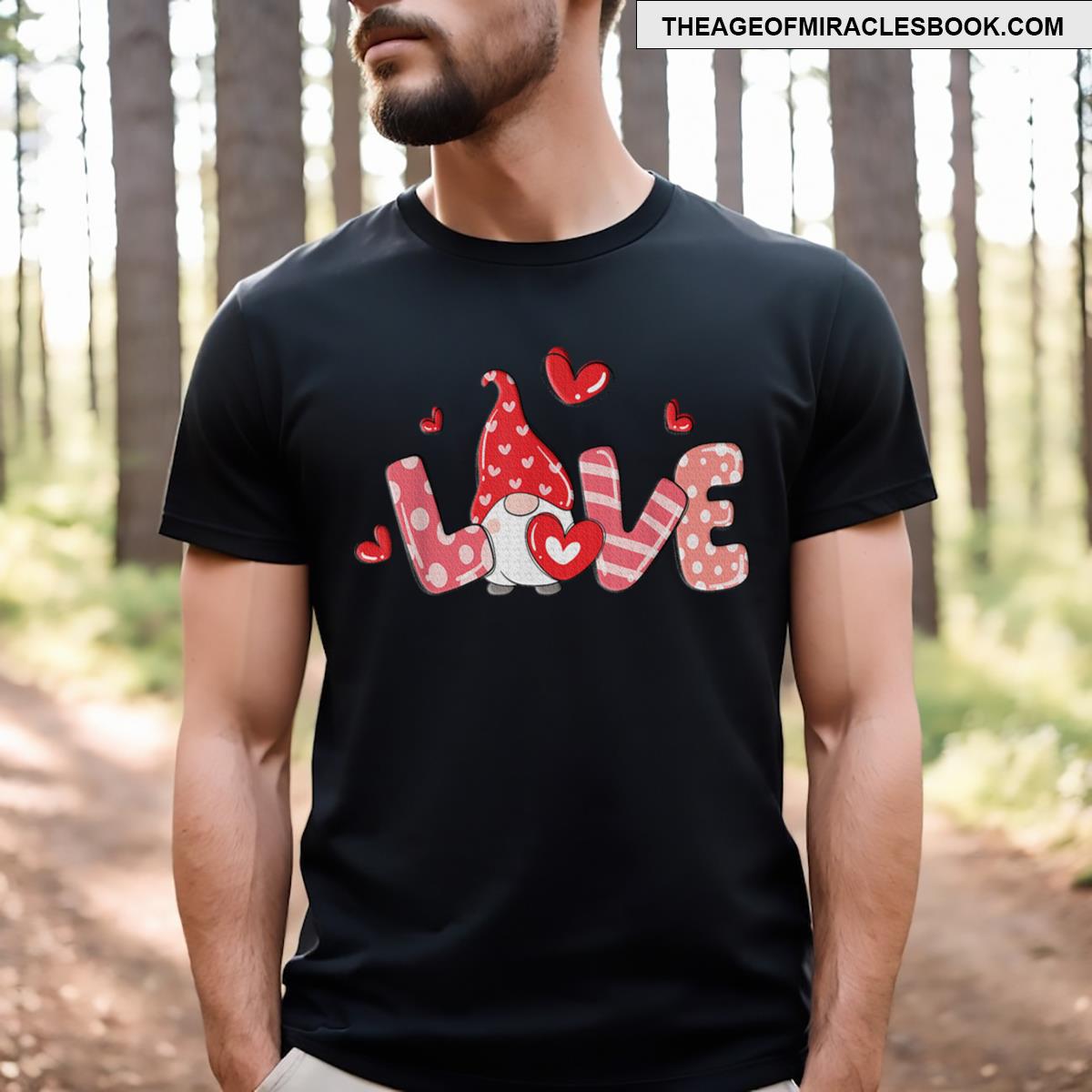 Love Couples Children’s Heart Gnome Valentine T-shirt