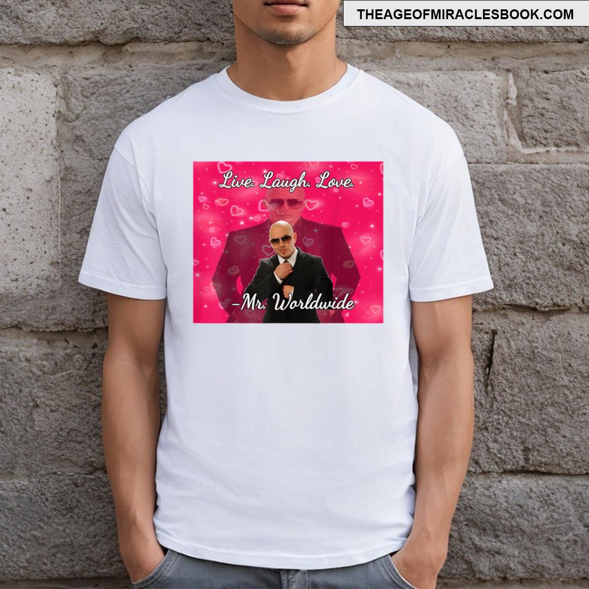 Mr Worldwide Pitbull Valentine T-shirt