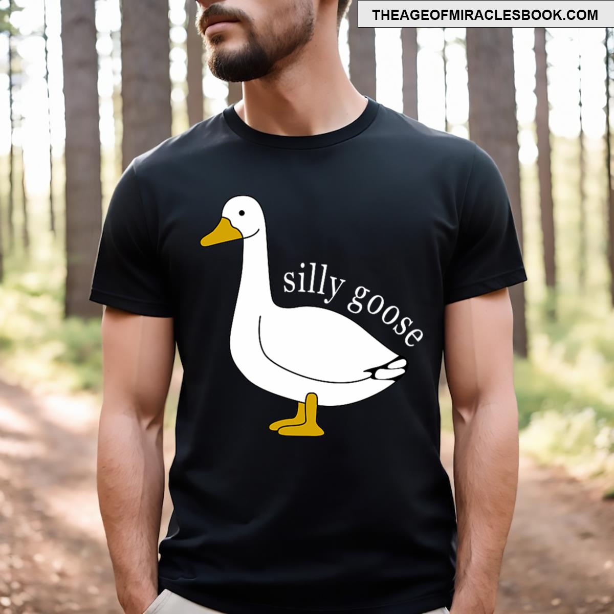 Funny Silly Goose Meme Cute Goose Aesthetic Trendy Clothing T-shirt