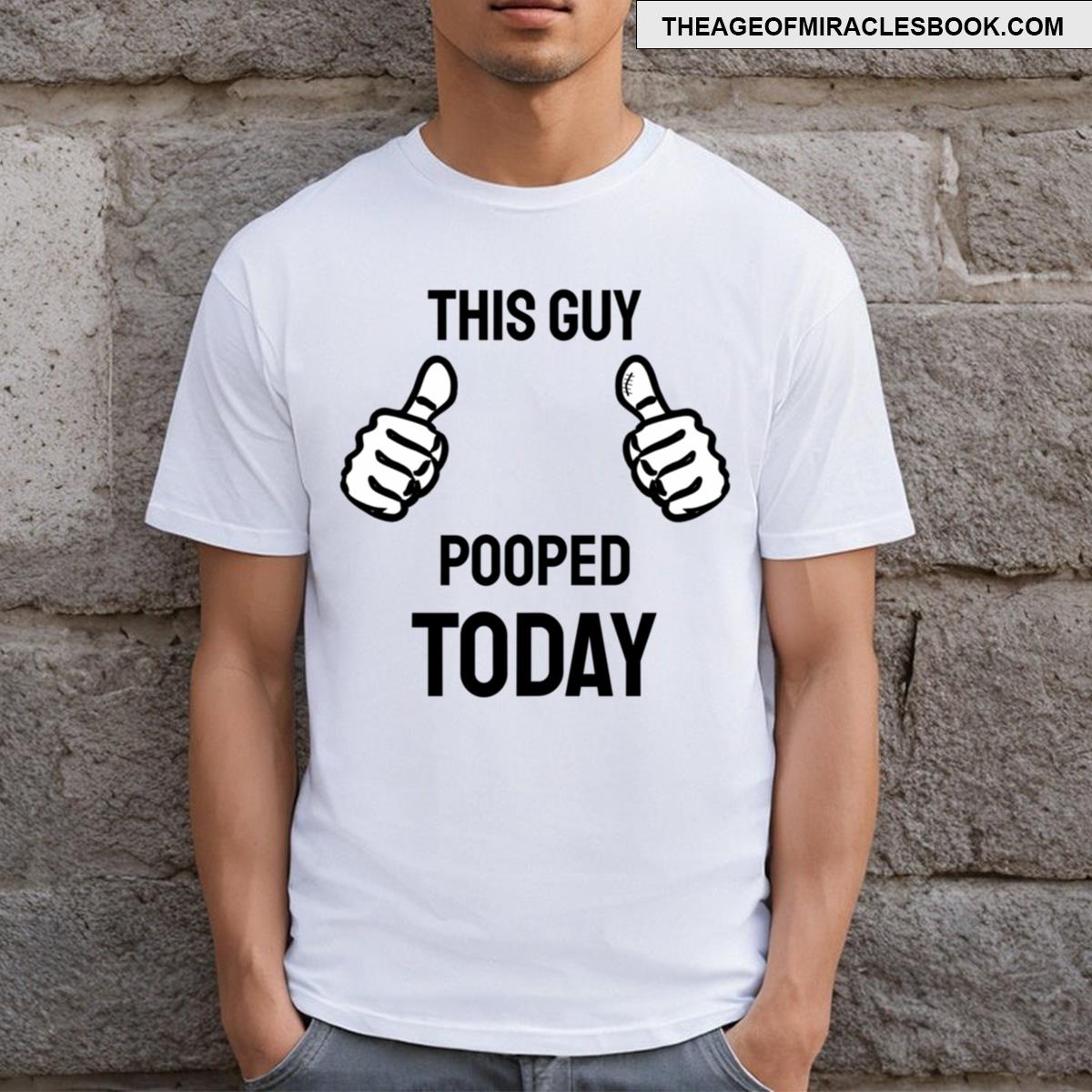 This Guy Pooped Today With Stitch Tshirt