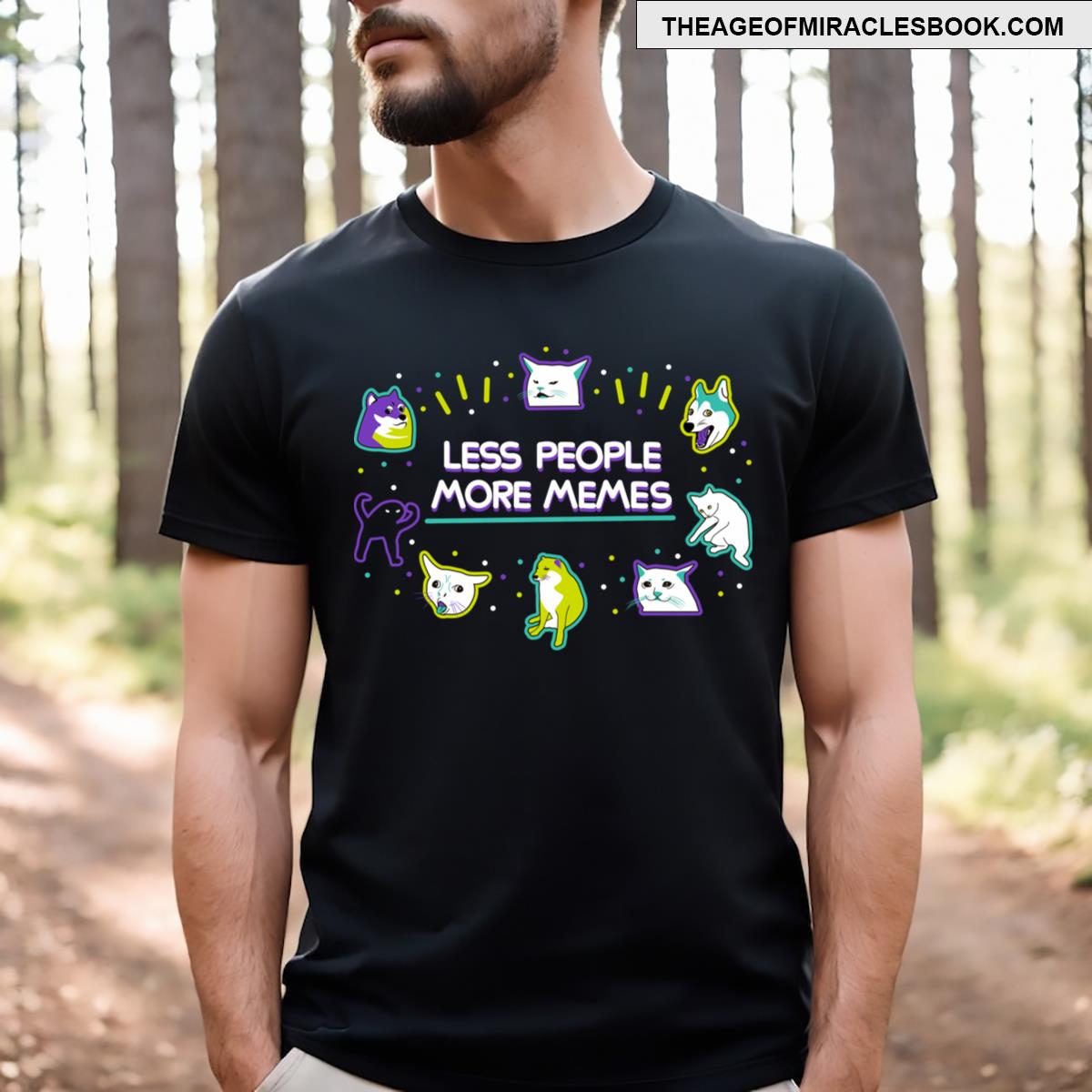 Less People More Memes Essential T-shirt