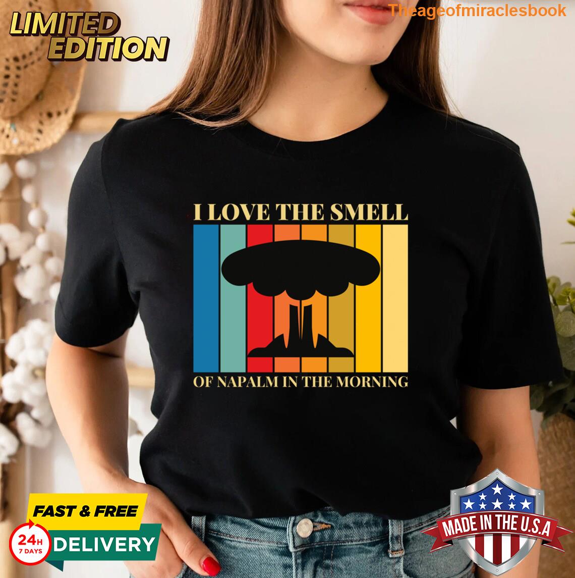 Apocalypse Now Bill Kilgore Quote T-shirt, image size:1140x1145