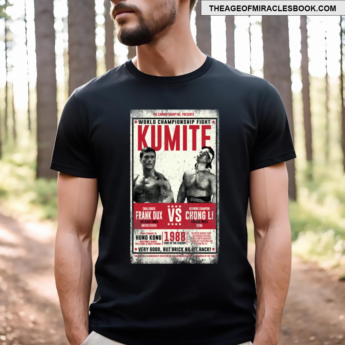 Bloodsport Championship Poster T-shirt