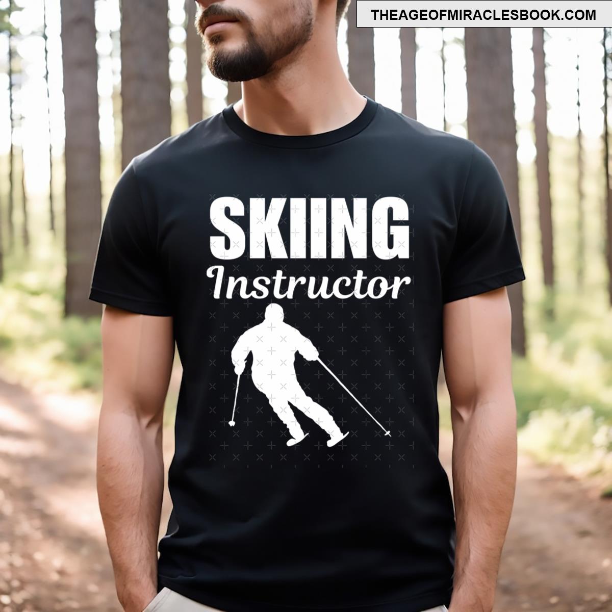 Skiing Instructor Ski Winter Sport Coach Or Enthusiast Sayings For Holiday Season T-shirt