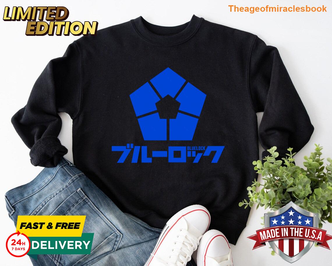 Blue Lock Logo Soccer Sports Anime T-shirt