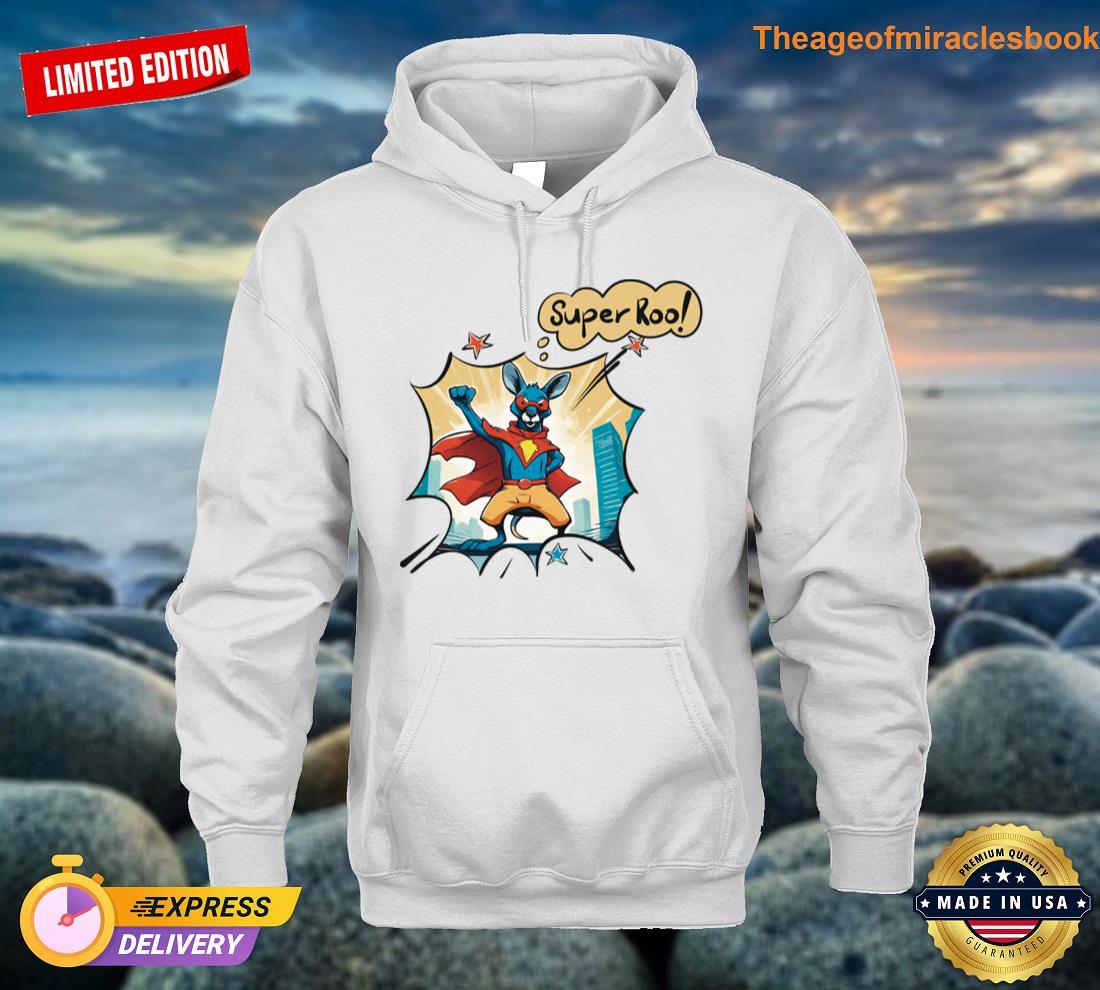 Super Roo Funny Superhero Kangaroo T-shirt