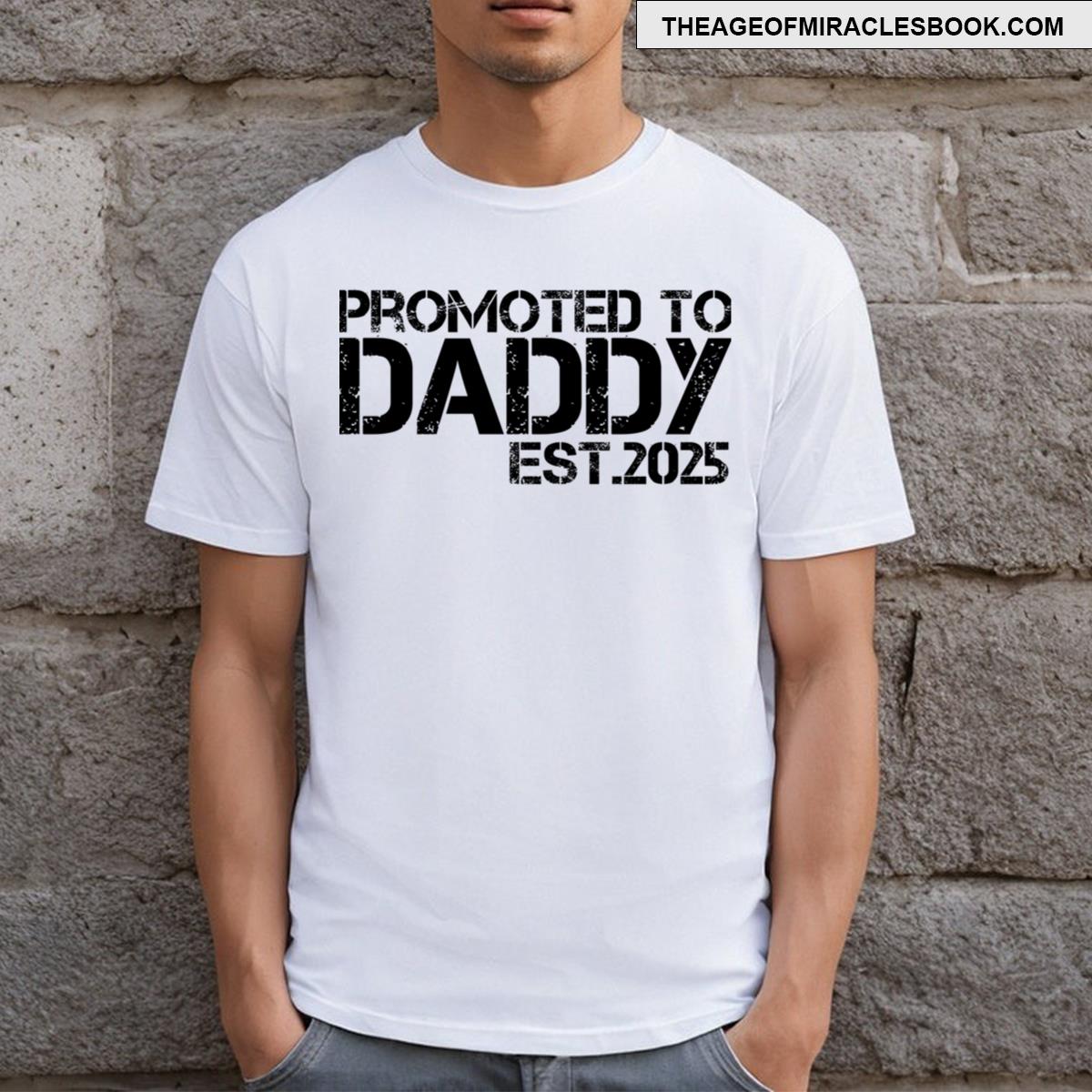 Expectant Father 2025 I'll Be A Dad In 2025 Tshirt