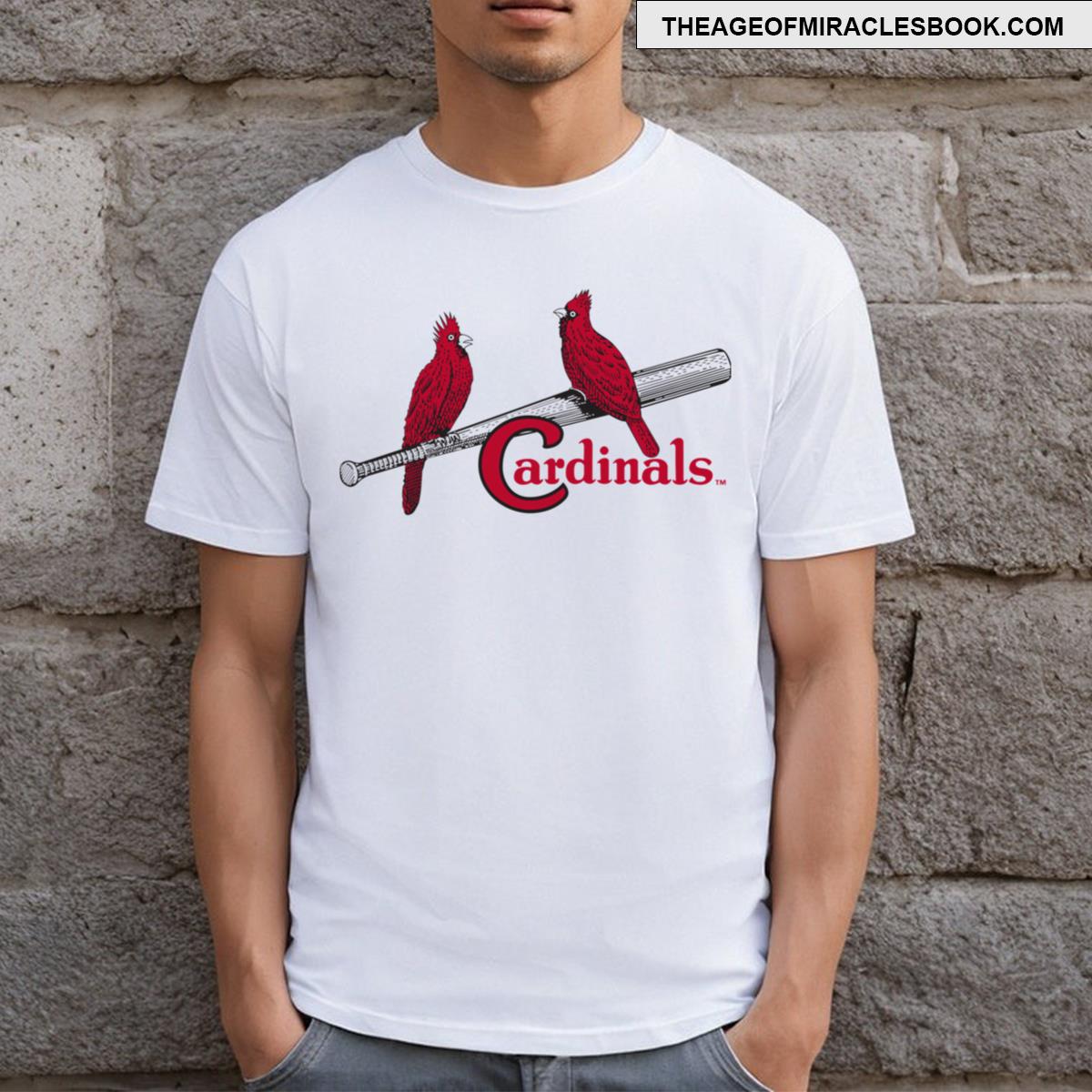 St Louis Cardinals Old Baseball Logo T-shirt