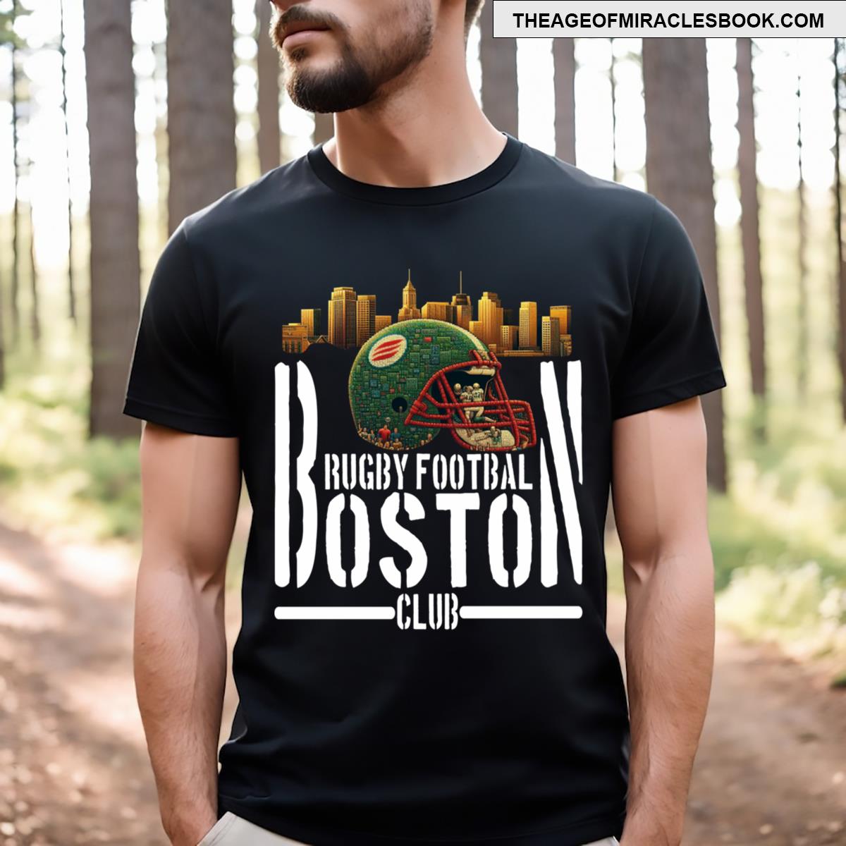 Rugby Sport Design Boston Team Rugby Football Team Essential T-shirt