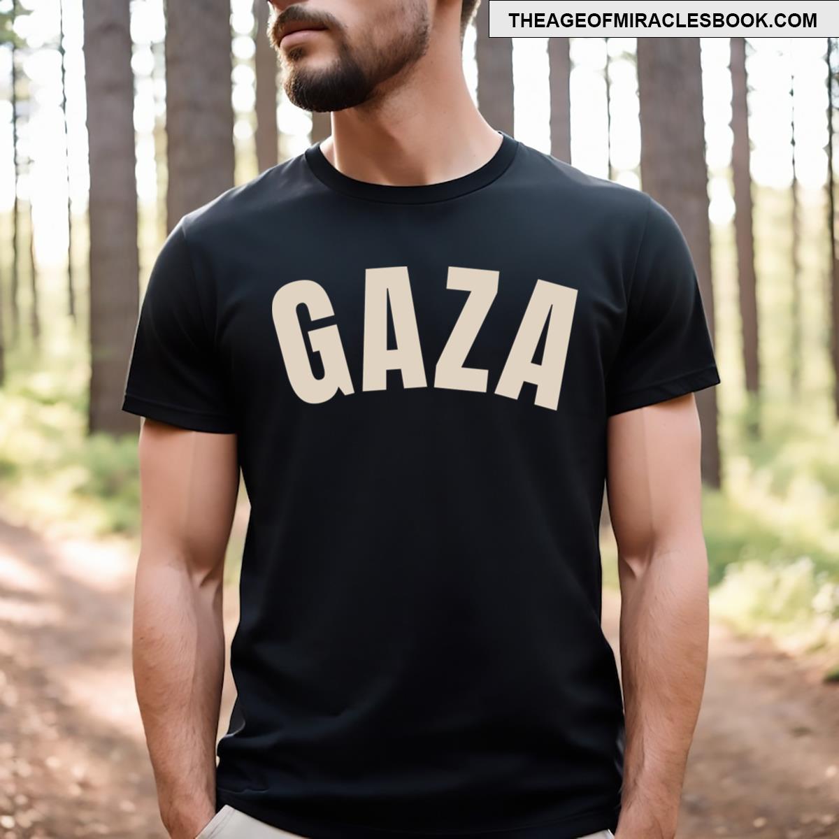 T-shirt Unisexe Intentra Free Gaza Palestine Stop War – Noir, Manches Courtes, Engagé Et Confortable