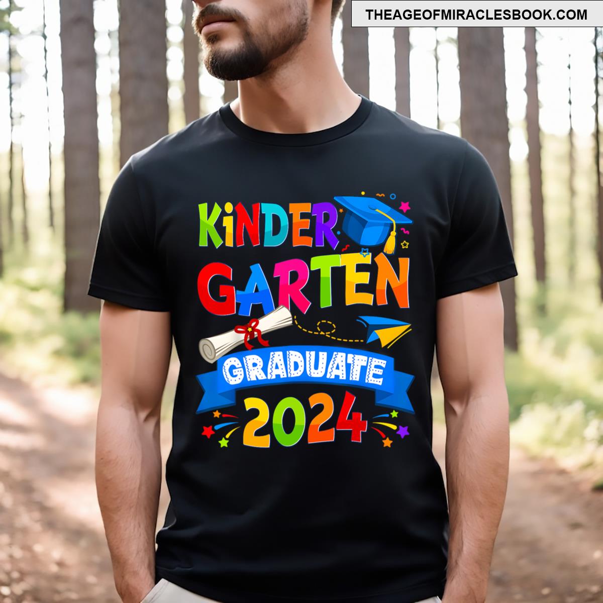 Kids Pre K Graduate 2024 Preschool Graduation Class Of 2024 T-shirt