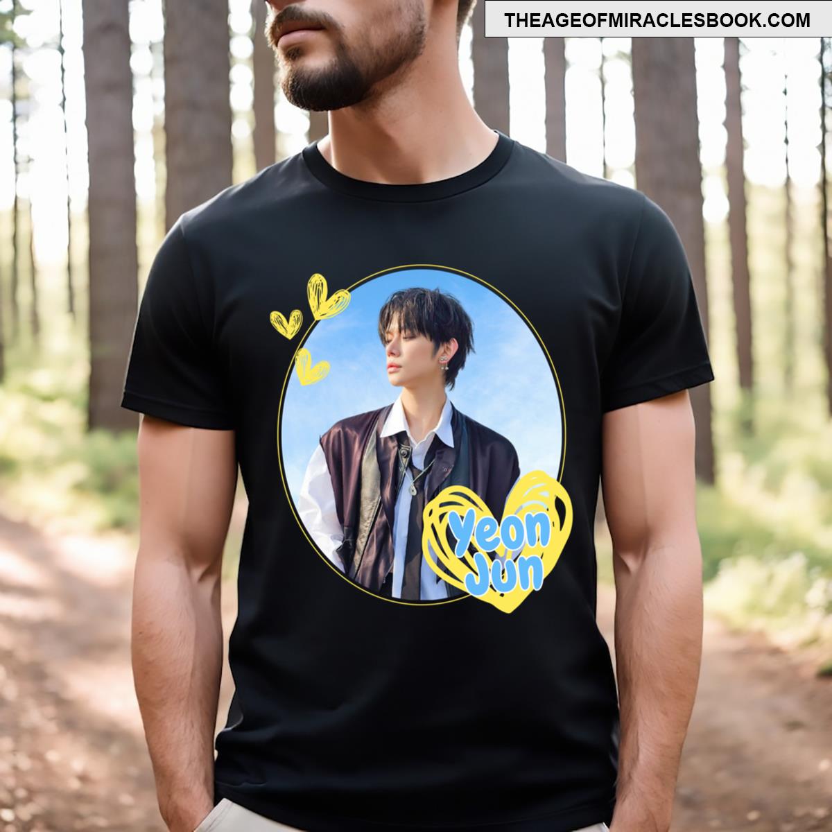 Silhouette En Carton Grandeur Nature De Yeonjun (TXT) - Décoration Fan, Neuf