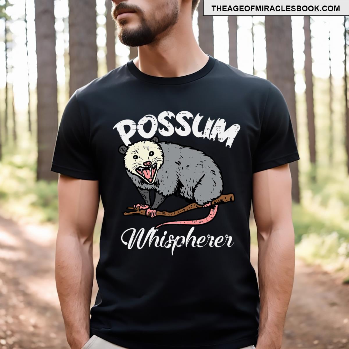 Possum Whisperer Funny Opossum Street Cat Pet Kids Men T-shirt