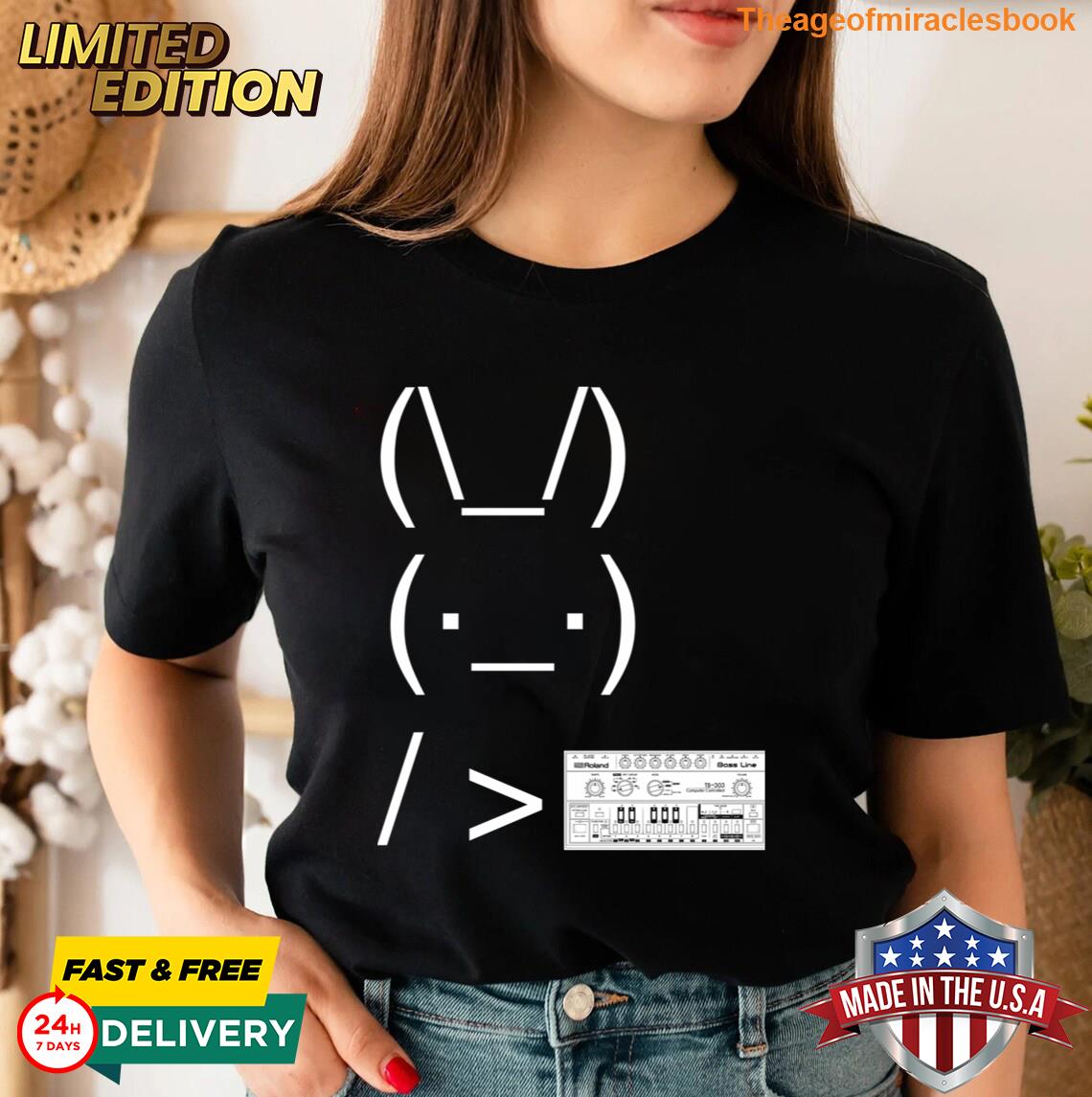 Rabbit Meme Roland Tb303 T-shirt