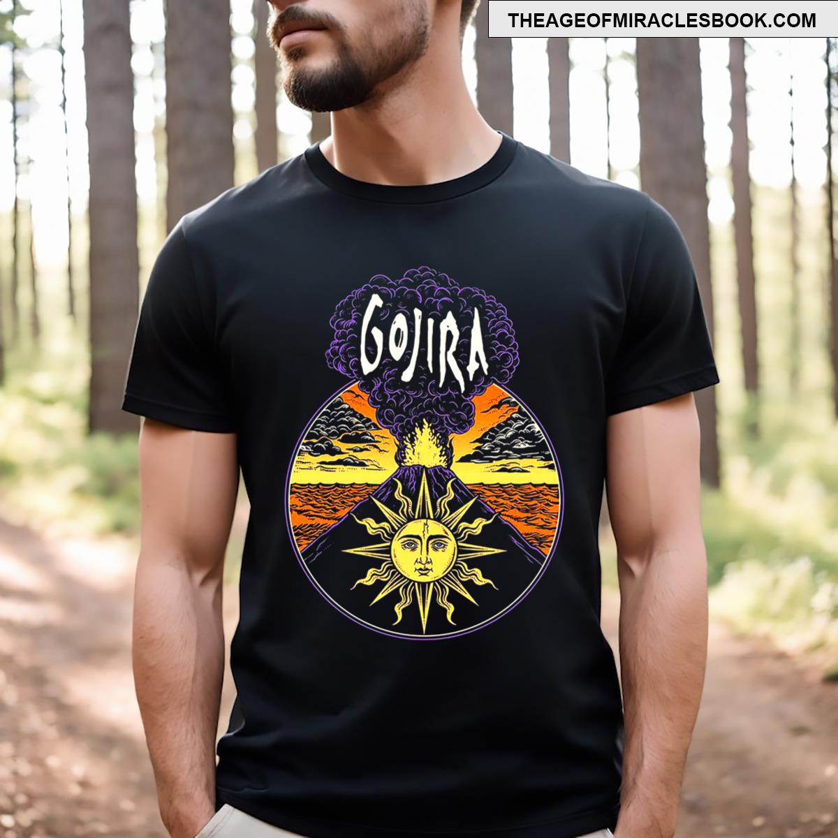 Gojira Music Heavy Metal Gojira Logo Tool Band T-shirt