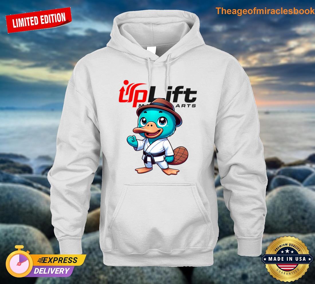 Uplift Martial Arts Cute Platypus Mascot Cute Funny Tshirt
